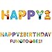 Amscan Bright Sesame Street 1st Birthday Jumbo Letter Banner Kit, Multicolor