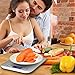 Prefer Green Digital Kitchen Scale Multifunction Food Scale, Stainless Steel, Silver, 11lb/5kg (Batteries Included)