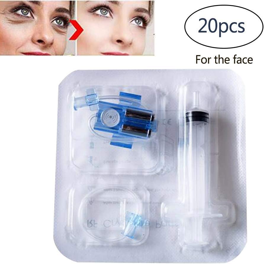 WGZL 20PCS Needle Consumables Use for Needle Free Mesotherapy Meso Gun Face Skin Care Hydrating Tightening Lifting Skin Rejuvenation