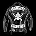 VEGASBEE NO Club Reflective Embroidered Iron-On Patch Biker Jacket Rider Vest Bottom Rocker 12