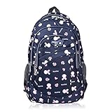 Vbiger Girl's & Boy's Backpack for Middle School Cute Bookbag Outdoor Daypack (Royalblue(bunny))