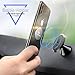 Magnetic Phone Car Mount Adhesive - FLOVEME 360° Rotate Magnet Cell Phone Holder for Car Panel Dashboard Hands Free Magnetic Phone Mount Compatible for iPhone Samsung and Most Mobile Phones (Black)