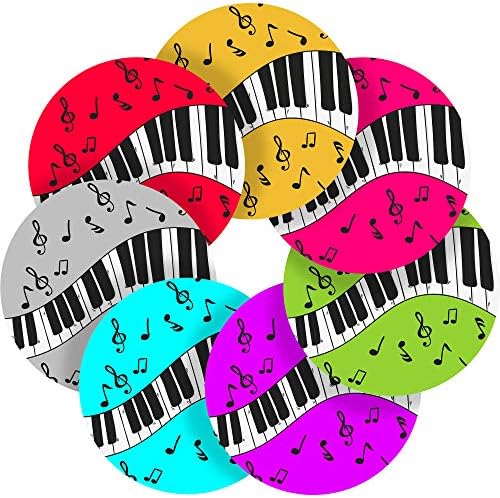Music Piano Reward Sticker Labels, 70 Stickers @ 1" inch, Glossy Photo Quality, Ideal for Children Parents Teachers Schools Doctors Nurses Opticians