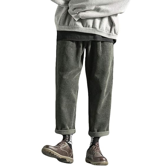 Amazon Jearey コーデュロイパンツ メンズ ワークイージーパンツ