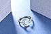 925 Sterling Silver Crescent Moon Star Rings for Women Size 7
