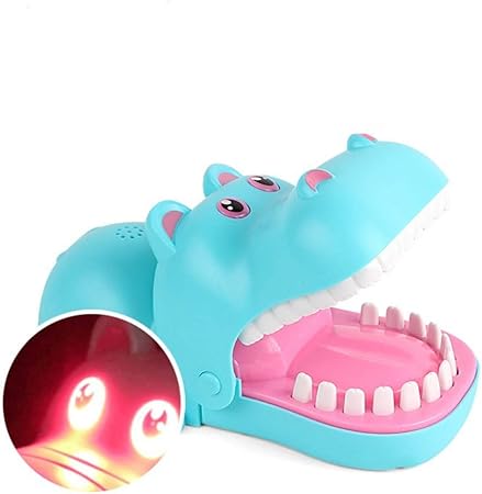 Amazon Kingzuo カバ おもちゃ 河馬 パニック 口歯咬合 危機一発ゲーム プラスチック製 トリッキースマーク ビッティグハッポ 親子交流 カバデザイン 整蛊 パロディ パーティー 子供会 バラエティー おもしろ玩具 おもちゃ 子ども 親子 みんな ゲーム パーティーゲーム