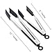 Clearance Sale Kitchen Tongs Stainless Steel With Silicone Tips - Locking Tong Set Of 2/12-inch and 9-inch Kitchen Tongs - Great As Salad, Grill, BBQ, Cooking Or Serving Tongs