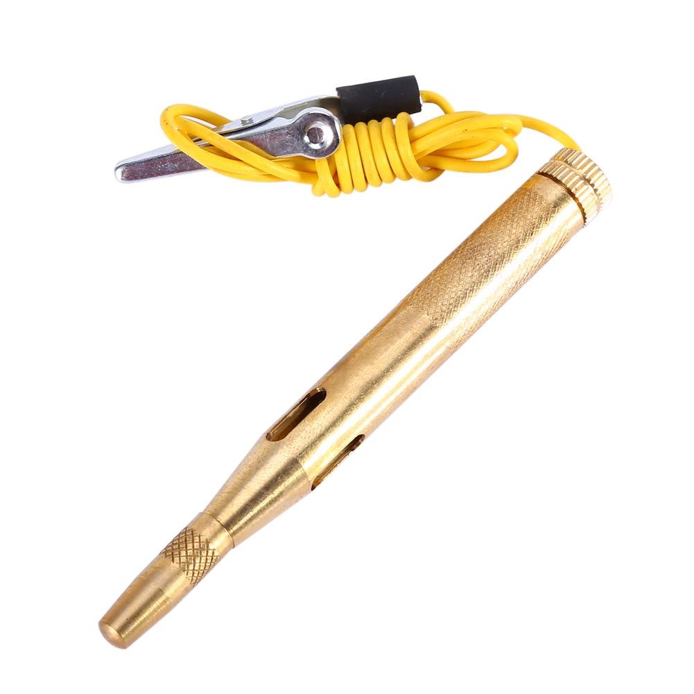 Auto Car Voltage Circuit Tester, Car Voltage Copper Circuit Tester Test Pen System Probe Continuity Tester with Cable & Clip