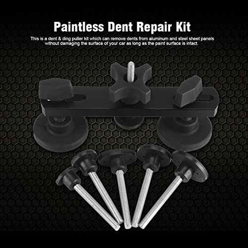Car Paintness Dent Repair Tool kit, Easy Use Auto Body Dent Bridge Removal Puller Tools for Universal Vehicle,Motorcycle,Refrigerator and More