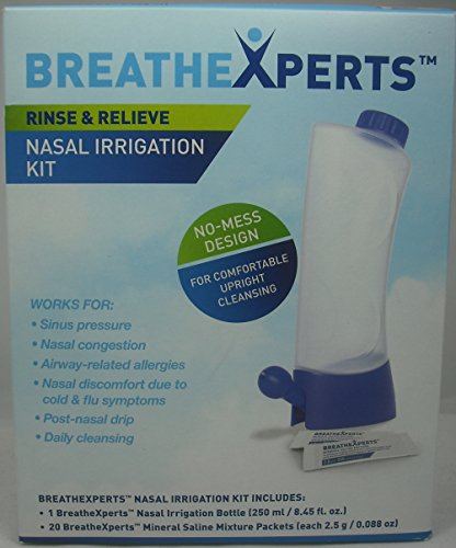 BREATHEXPERTS Rinse &amp; Relieve Nasal Irrigation Kit (2 Kits)