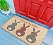 Flagship Carpets Happy Easter Spring Bunny Door Mat or Entryway and Kitchen Area Rug, 20