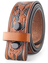 F&L CLASSIC Western Belt without buckle for men