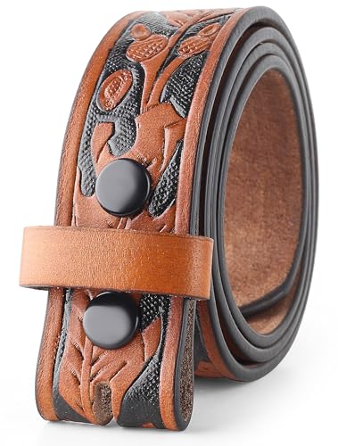 F&L CLASSIC Western Belt without buckle for men