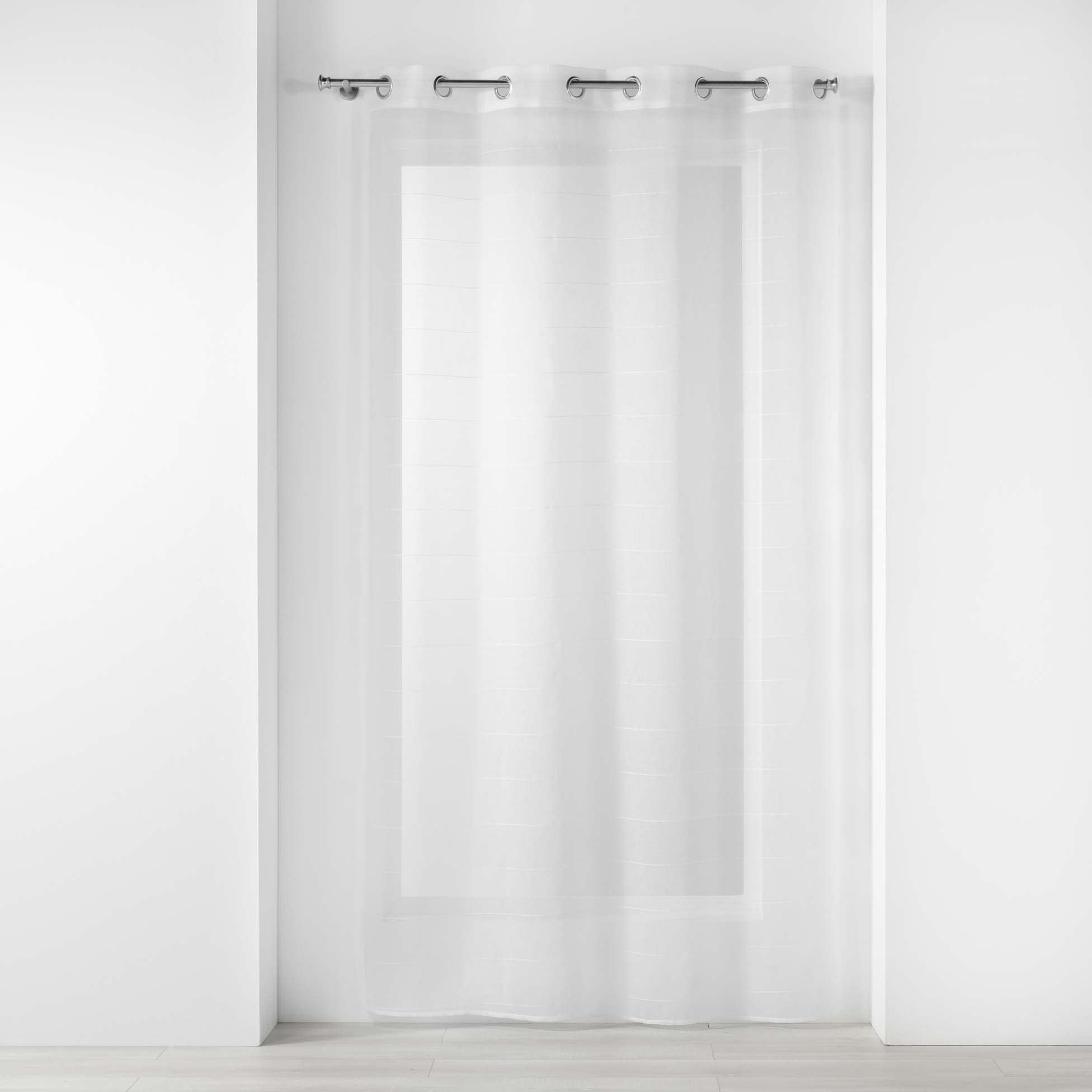 Douceur d'Intérieur, Ninon Sandblasted Eyelet Curtain 140 x 240 cm