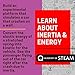 Engino - Academy of Steam Toys | Inertia & Energy Conversion: Newton's Law of Motion - STEM Building Toy with Learning Activities & Experiments | Perfect for Home Learning