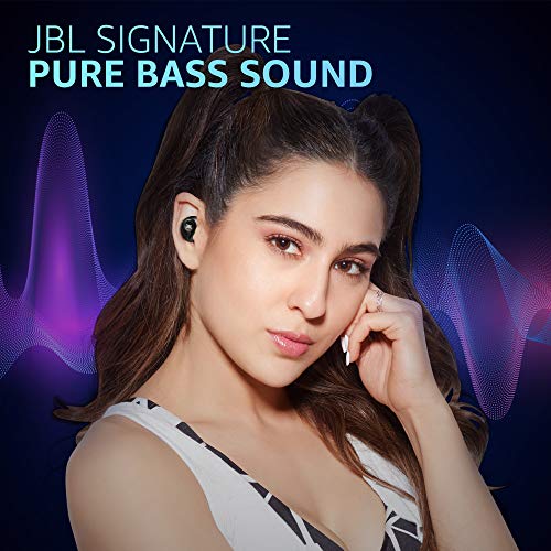 JBL C105TWS True Wireless in-Ear Headphones with 17 Hours Playtime (5 Hrs on Earbuds, 12 Hrs in Case), Quick Charging &