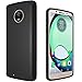 Moto G6 Case, Dretal Shock-Absorption Armor Magnetic Anti-Slip Texture Protective Case Cover for Motorola Moto G6 / Moto G (6th Generation) (Black)