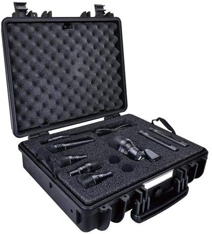 Lewitt DTP Beat Kit Pro 7 Cardiod Drum Mic Kit, Includes 2CH DTP 640 REX, 3x DTP 340TT Instrument, 1x MTP 440DM and 2x LCT 340 Mic with Cardioid Capsules