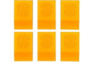 Torch Paste Mini Squeegee 6 Pack | Rubber | Optimized for use with Mesh Backed Stencils and Transfers | Mini Squeegee for Torch Paste Wood Burning Paste, Paint, Screen Printing, Ink, and Chalk Paste