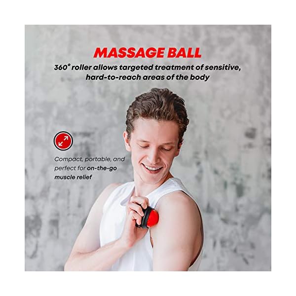 ELVIRE-Foam-Roller-Massage-Set-for-Deep-Tissue-Muscle-Massage-Back-Legs-Arms-Neck--Physio-Trigger-Point-Foam-Roller-Soft-Foam-Roller-Massage-Ball-Foot-Massage-Roller-Guide ELVIRE Foam Roller Deep Tissue Massager Set - Includes: Foam Rollers, Massage Roller Soft & Trigger Point, Massage Ball…