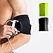 Melaluxe Sports Phone Armband Sleeve, Lightweight Comfort Arm Band for iPhone X/8/7/7 Plus/6/6s, Samsung Galaxy S8/S7 and All Smartphone Models with Case Up to 7