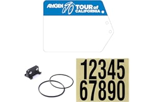 Cestbon Bike Race Numbers Plate Tour of California Bike Numbers Mount for Seat Post Cycling Racing Number Holder