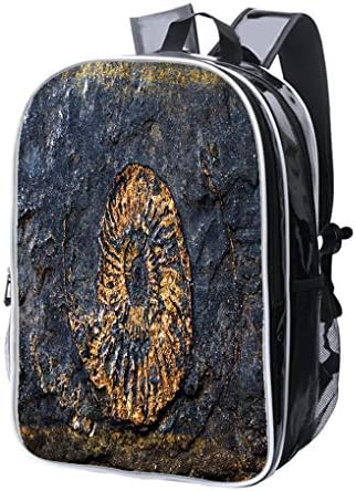High-end Custom Laptop Backpack-Leisure Travel Backpack Ammonite Fossil United Kingdom Water Resistant-Anti Theft - Durable -Ultralight- Classic-School-Black