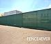 Fence4ever 5'x50' 5ft Tall Green Fence Privacy Screen Windscreen Shade Cover Mesh Fabric (Aluminum Grommets) Home, Court, or Construction