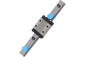 HILITAND LML9B 9mm Linear Rail Mini Bearing Steel Rail Slide Rail+ Slide Block Variety Length (100mm)