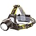 Xtreme Bright® Sport Headlamp LED Camping Headlamp Features 3 Modes: 100% Brightness, 50% Brightness & Blue Light (Cuts Through Fog & Glare) - Rotates 90 Degrees - 100% (Black)
