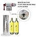 Aihomi CO2 INFLATOR - Simple & Safe Inflator Tool with Cartridge Storage Canister – Fits Presta and Schrader Valve – CO2 Bike Pump for Road, Mountain, and BMX Bikes - No CO2 16g Cartridges Included