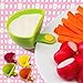 Dip Clips(Set of 4) Amytalk Colorful Plate Grab Clip-on Dip Holders Tomato Sauce Salt Vinegar Sugar Flavor Spices Dip Bowl Party Ware