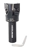 Accusize Industrial Tools Indexable End Mill with 3