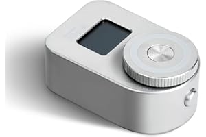 AstrHori XH-2 Camera Light Meter Photography 40-Stop Shutter Speed Set-top Reflection Light Meter Hot/Cold Shoe Fixing Continuous Metering for About 10 Hours (Sliver)