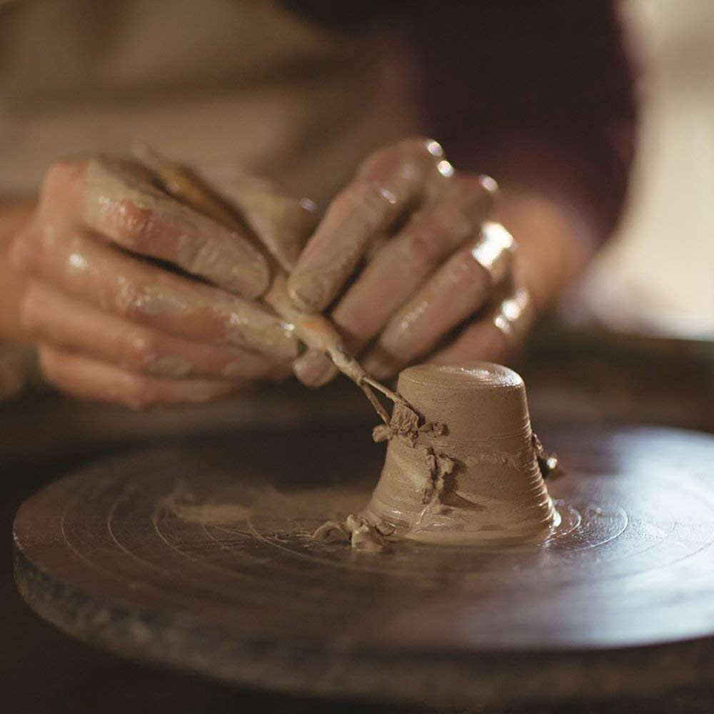 Queta Legno di Argilla per Carving Set, Kit di Strumenti di Modellazione di Argilla Scultura in Ceramica con Tela con Cerniera Storage Case (14pcs)