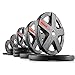 XMark Olympic Weight Plates, Texas Star and Signature Olympic Plate Sets, 115 lb. to 205 lb. Weight Sets, Olympic Grip Plate, 2-Inch Weight Plates, Rubber Grip Olympic Weight Plates