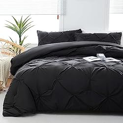 DOWNCOOL King Comforter Set - Black Comforter King
