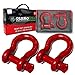 Rhino USA D Ring Shackle (2 Pack) 41,850lb Break Strength - 3/4
