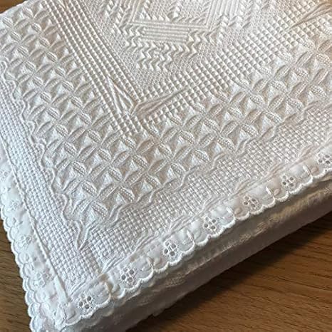 baby christening blanket