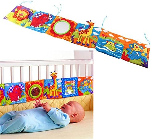 Baby Toys Baby Cloth Book Knowledge Around Multi-touch Multifunction Fun And Double Color Colorful Bed Bumper