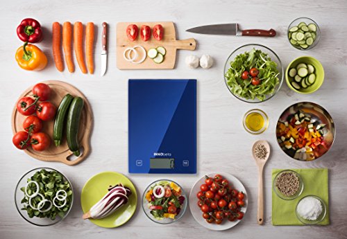 InnoBeta Digital kitchen scale, Multifunction Food Scale, Professional scale, high precision on up to 1g (5kg/11lb capacity), Tare Function, Perfect for Cooking and Baking (Battery Included)