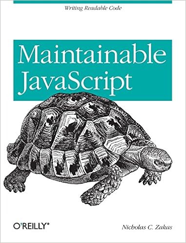 Maintainable Javascript Zakas Nicholas C 9781449327682 Amazon