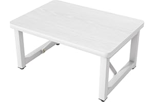 SZLHANJZ Step Stool, Small Step Stool for Adults, Wood and Metal Foot Stool, One Stepping Stool for Bedside Sofa Side, 400 LBS Load Heavy Duty Step, White