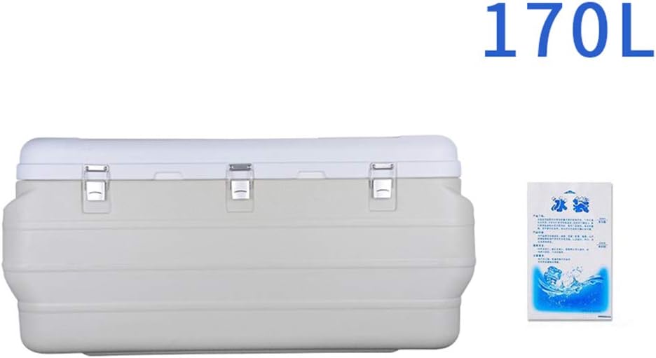 Cooler Box JCOCO 170L Deep Freeze Zipperless Hardbody Cooler - 96 Hours Insulation- Performance Beer Beverage for Camping, BBQs, Tailgating & Outdoor Activities