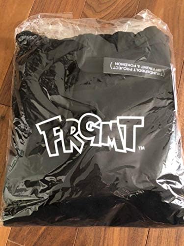 銀座pop Up限定フラグメント ポケモン ロゴ パーカー 黒 M