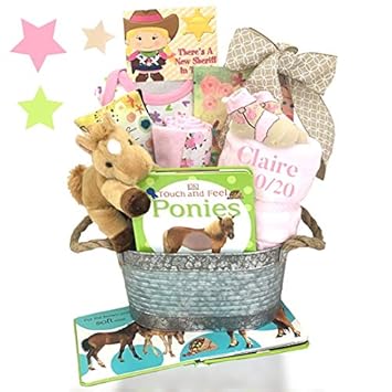 amazon baby girl gift basket