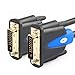 SHD 10ft DVI Cable, DVI-D Dual Link Male to Male Monitor Cable for PC, HDTV, Projector