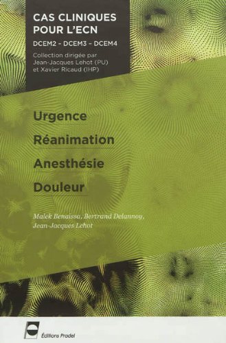 Urgence, réanimation, anesthésie, douleur