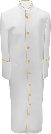gold and white attire