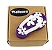 16GB USB Flash Drive with Flower Pattern Beach Sandal Shape (Dark Purple)
